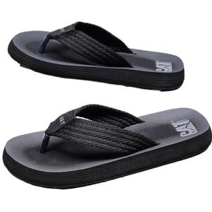 fengqingyunyan0304 Slides, ademende Britse stijl heren sandalen voor strand en casual, voor dames en heren, Zwart, 41.5 EU