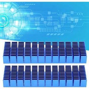 Aluminium Koelradiator, Om Roest Koellichaam voor Transistors Buizen Power Boards voor Elektrische Apparaten Elektronische Componenten voor Industriële