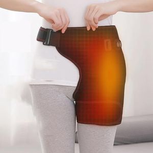 Hamstring-warmtekussen, Heupverwarmingsgordel Onderrug Met Moxibustie- En Massagefunctie, 3 Niveaus Van Temperatuur En Vibratiemodus, Dringt Diep In De Huid, Koorts Over Een Groot Gebied
