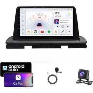 9 Inch Autoradio Compatibel voor Kia Cerato Forte 2018-2019 met GPS Navigatie CarPlay Android Auto Acht-Core 4G Bluetooth WiFi MirrorLink Stuurwiel Afstandsbediening(T2 4 Core Wifi 2G+32G)