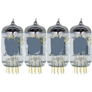 12AT7 ECC81 B739 buis upgrade 6201 6J8P 6SJ7 EF86 HIFI audio buis versterker (4 stuks Matched Quad)