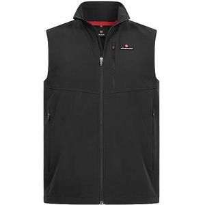 Höhenhorn Allalin Softshellvest voor heren, licht, outdoor, joggen, softshell vest, zwart, M