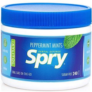 Xlear Spry Xylitol Mints (Sugar-Free) Peppermint 240 count