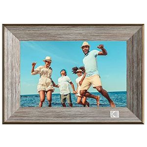 Kodak - Digitale Fotolijst - 10,1 inch - Houten - 32 GB Geheugen - HD IPS-Touchscreen