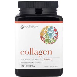 YOUTHEORY - Collageen - Geavanceerde Formule - 290 Tabletten