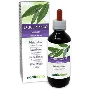 Schietwilg (Salix alba) schors Alcoholvrije moedertinctuur Naturalma - Vloeibaar extract druppels 200 ml - Voedingssupplement - Veganistisch
