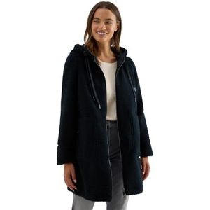 Cecil - Teddyjas - Blauw - Dames - Met Capuchon