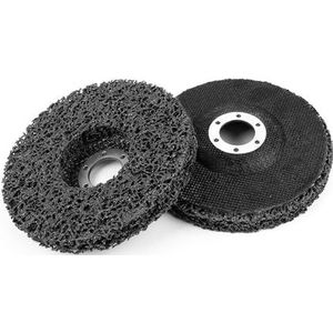 DHRCONPA 2/6 stuks 100/115/125mm 46 Grit Coral Disc Strip Schuurwielverf for haakse slijpers
