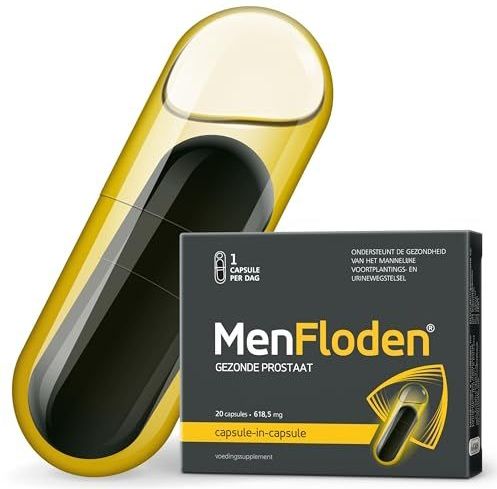 MenFloden – innovatie voor gezonde prostaat. Krachtige vloeibare formule met driedubbele werking. Cucurbita pepo, Serenoa repens, Flowens®. 1 caps./dag. Getest in een laboratorium. (Verpakking van 1)