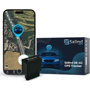 Salind - 4G OBD - GPS Tracker - Auto - Voertuigen - Vrachtwagens - Antidiefstalbeveiliging - Real-time Tracking