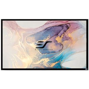 Elite Screens R92WH1 ezFrame Series Canvas (diagonaal 233,7 cm (92 inch), hoogte 114,3 cm (45 inch), breedte 202,9 cm (79,9 inch), formaat 16:9) CineWhite