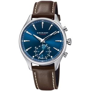 Kronaby S3120/1 Men's Brown Sekel Hybrid Smartwatch
