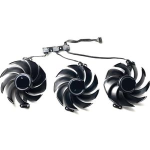 Voor YESTON voor GeForce RTX4080 4090 voor DELUXE grafische kaart vervangende ventilator TH9520B2H-PCB02(Set of three fans)