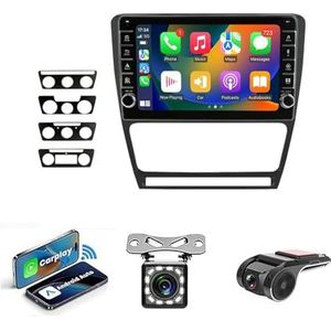 Android 14 Multimedia Stereo Video Speler Voor Skoda Octavia 2 A5 2004-2013 Ondersteunt Car-play Android Auto/Bluetooth/FM AM RDS DAB+ Radio/Stuurbediening(NF-4 8Core 4+64G)