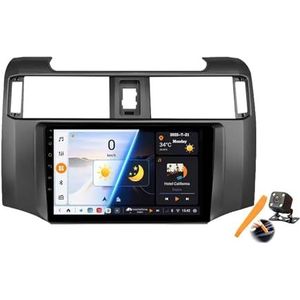 YLOXFW Android 15.0 Autostereo Vervanging voor 4Runner 2009-2019 Radio GPS Sat Navi 9'' Cartablet Multimedia Video Player FM BT Ontvanger met 4G WiFi Android Auto Carplay,Grijs,Y200S