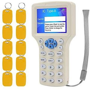 Gaocinys 10 Frequentie RFID/NFC Copier 125KHz/13.56MHz T5577 EM4100 Kaartschrijver