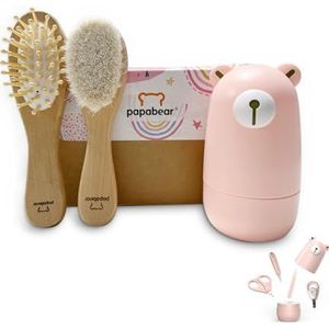 Baby nagelknipper set met schattig hoesje, baby vingernagel en teennagel vijl kit voor pasgeboren manicure en pedicure, nieuwe moeder verzorging cadeau