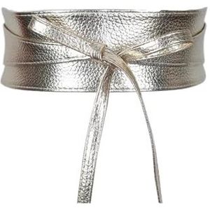 Vrouwen riem for jurk leren strik brede riemen tailleband jas korset effen kleur(Color-g)