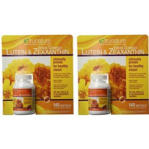 TruNature Vision Complex met Lutein & Zeaxanthin - 2 flessen, 140 softgels elk door TruNature