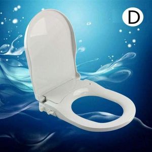 V/O/D-vorm, hygiënische antibacteriële bidet wc-bril, bidet niet-elektrische toiletbril met twee sproeiers voor alle volwassenen, kinderen en senioren (D)