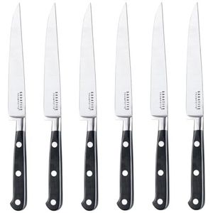 Richardson Sheffield - Sabatier Trompet 6 steakmessen, roestvrij staal, zwart
