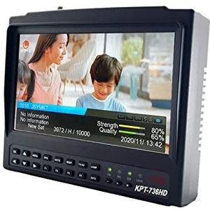 Satellietzoeker KPT-736H DVB-S2 Satellietzoeker vol Hd Digitale satelliet TV Ontvangerzoeker Meter MPEG-4 HD DVB-S2 + HEVC H2.65 4K Vinder