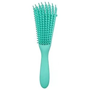 DieffematicSZ kam Women's Hair Shampoo, Straight Hair, Octopus Comb (Color : Ye?il)