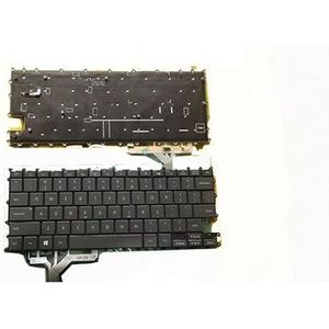 US Zilver/Grijs/Blauw Kleur Laptop Toetsenbord Compatibel met Achtergrondverlichting Voor Samsung voor Galaxy Book voor Flex voor Alpha NP730QCJ NP730QDA(Gray)