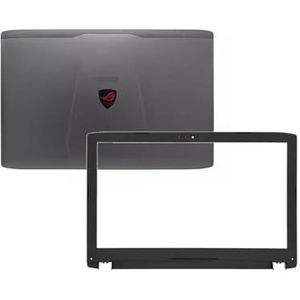 WANGHUIH LCD Achterkant Bovendeksel & Voorrand Cover Compatibel met ASUS ROG Strix GL552 GL552J GL552JX GL552JW GL552V GL552VW GL552VX