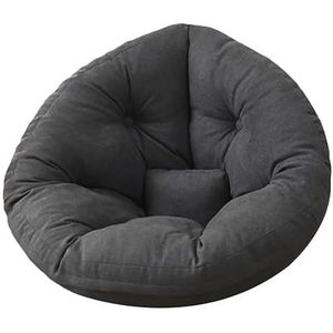 Zitzakfauteuil, multifunctionele opvouwbare loungestoel Opvouwbare vloergamingstoel Verdikt en comfortabel eierstoelkussen for volwassenen en kinderen (Color : 2, Size : 150x80cm)