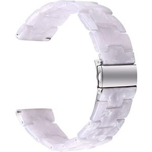 ENICEN Hars Watch Band Compatibel met Fitbit versa 3 / Fitbit Sense Smart Polsband Accessoires Dames Mannen Hars Armband Strap for Fitbit Sense (Color : Flashing white)