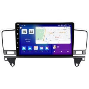 Android 14 autonavigatie in-dash autoradio-ontvanger voor Benz M-class W166 2011-2015 dubbel Din 9 inch touchscreen autoradio met Bluetooth handsfree RDS SWC(T2 8Core 8+128G)