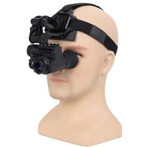 Nachtzichtbril, NVG10 Helm Nachtkijker 1920x1080p Groen Tactisch Hoofd Nachtkijker IP66 Jacht Nachtzichtapparaat voor kamperen en jagen(Size:NVG10 Mount Helmet)