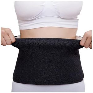 Buik-weg-gordel, Tailleverwarmende taillesteunriem Verdikte zachte winterrugtailleriem Buik Trainers(XXL)