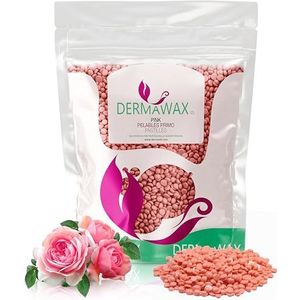 Dermawax Roze Harskorrels 2 kg – Made in Italy – Professionele hars zonder strips voor gezicht, lichaam, oksels, benen, rug, borst, bikinilijn & intieme zone – Salonkwaliteit (2 kg, Pink)