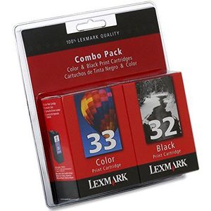 Lexmark #32 Zwarte Print Cartridge Twin Pack 18C0533