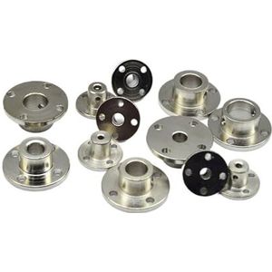 BPABDEITR 1 STUKS stijve flens askoppeling staal binnendiameter 3-14mm(A 11mm)