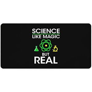 Science Like Magic Maar Real Fashion Bureau Muismat Antislip Gaming Muismat Accessoires Decor 30x60cm