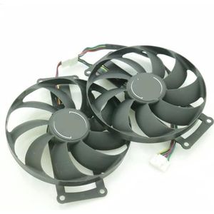 2 stuks FDC10H12S9-C 12V 0,35A 88mm voor ASUS DUAL RTX2060 O6G EVO OC grafische kaart koelventilator