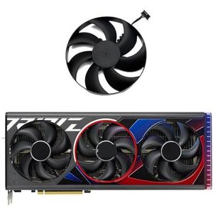 Koeling CF1015U12D 7PIN 105MM 12V 0.55A RTX4090 4080 GPU-ventilator voor ASUS voor GeForce RTX4080 4090 ROG STRIX OC-videokaartventilator(B-Fan)