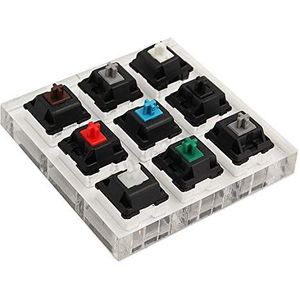 Acryl Keyboard Tester 9 Clear Plastic Keycap Sampler voor Cherry MX Schakelaars