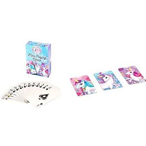Anilas Complete Unicorn Thema 10 Party Bag Fillers & Party Favors - 10 sets Eenhoorn Speelkaarten. (Ideaal voor kinderen van 3-8 jaar)