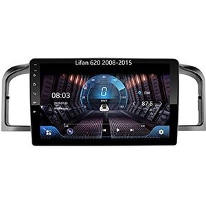 Android 10 Bluetooth Autoradio Dubbel Din Multimedia Speler 9 inch Touchscreen Auto Stereo Voor Lifan 620 2008-2015 Met GPS Ondersteuning Spiegel Link/Stuurbediening Dual USB Backup Camera (Color : 4