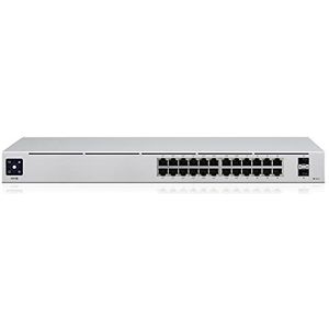 Ubiquiti - USW-24-POE - UniFi Switch USW-24-POE - Commutateur - Géré - 24 x 10/100/1000 (16 PoE+) + 2 x Gigabit SFP -