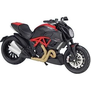 ZHjLut Voor Ducati Diavel Legering Carbon Motorfiets Die-casting Simulatie Model Statische Metalen Ornamenten Woondecoratie Gift 1:18 Schaal