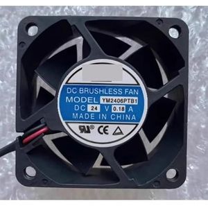 Koelventilator voor M YM2406PTB1 24V 0.18A 6CM 6025 omvormervoedingsventilator 60 * 60 * 25MM