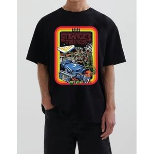 Difuzed Stranger Things - Arcade - T-shirt Homme (S), Nero, Eén maat, 3d sterke broodtrommel