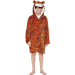 A2Z 4 Kids Meisjes Jongens Overmaats Trui Met - Snuggle 950 Tiger One Size