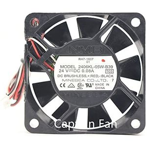 Voeding/Omvormer voor 2406KL-05W-B39 NMB Ventilator 6015 DC 24V 0.08A Axiale Ventilator