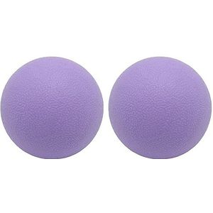 Massagebal Faszienball Hart Lacrosse Ball Massage Bal Massageballen voor Rugzakken Beine Voeten Handen. Trigerpunktbal voor yoga myofasziale ontspanning, spierspanning, acupunktmassage. 2 stuks.